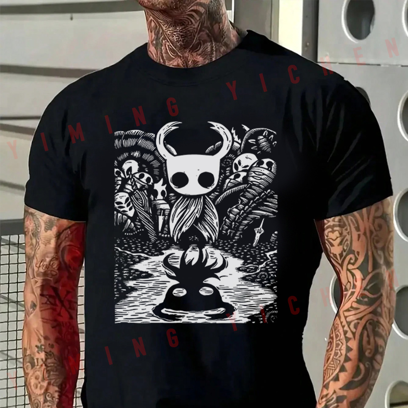 Retro Knight Gaming - レトロダークナイトゲーミング中空 Tシャツ Motorrad ファン新しいファッション夏の綿男性半袖 O ネック