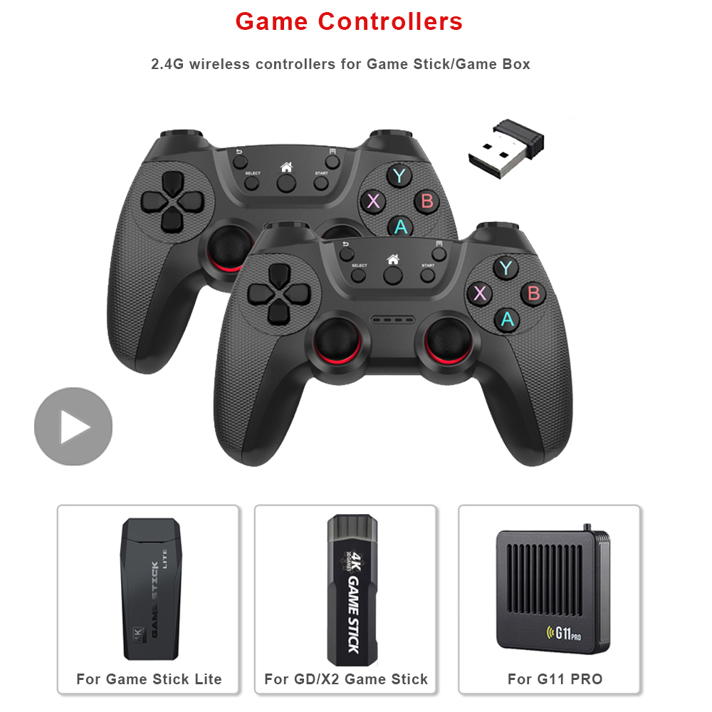 Retro Gaming Tv Box - ワイヤレスゲームパッドゲームコントロールビデオゲームパッドコントローラー、モバイルアンドロイド携帯電話、PC、TVボックス、ジョイスティック、ゲーマー、携帯電話、マンド用