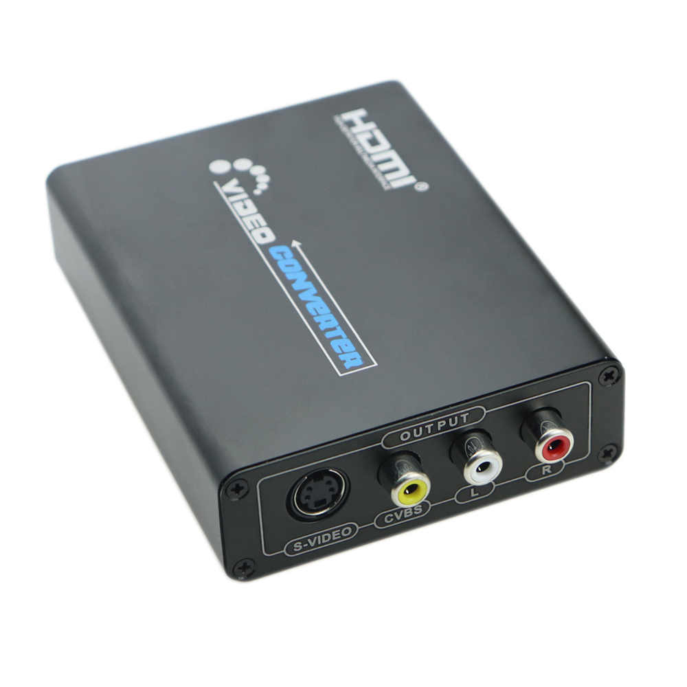 Composite Rca Cable - Hdmiコンポジット3RCA av sビデオr/lオーディオビデオ変換アダプタのサポート720p/1080p rca/s-ビデオケーブルpc xbox PS3テレビ