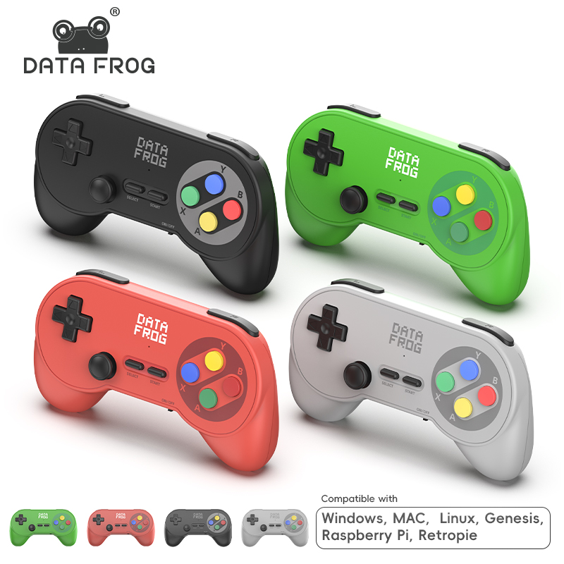 Retro Gaming Tv Box - PC07 ワイヤレスコントローラー レトロゲームパッド、PC DInput、Android TV Box、エミュレーターアーケードゲーム用プラグアンドプレイ