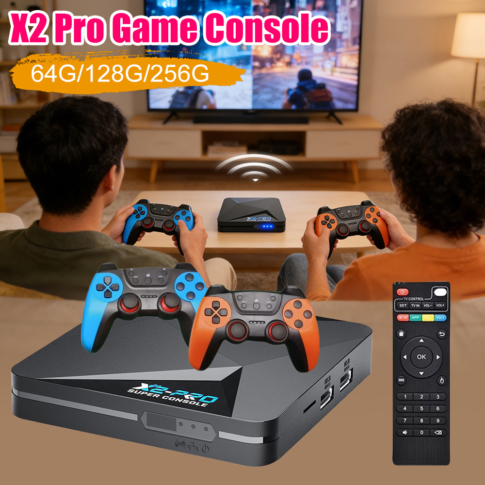 スーパーコンソールX2プロゲームボックス US/EU レトロ - Retro Gaming Tv Box のレビューと価格