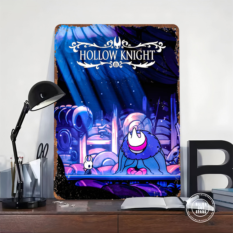 ホロウナイトゲームアートプリントポスターカスタマイズされたウ - Retro Knight Gaming のレビューと価格