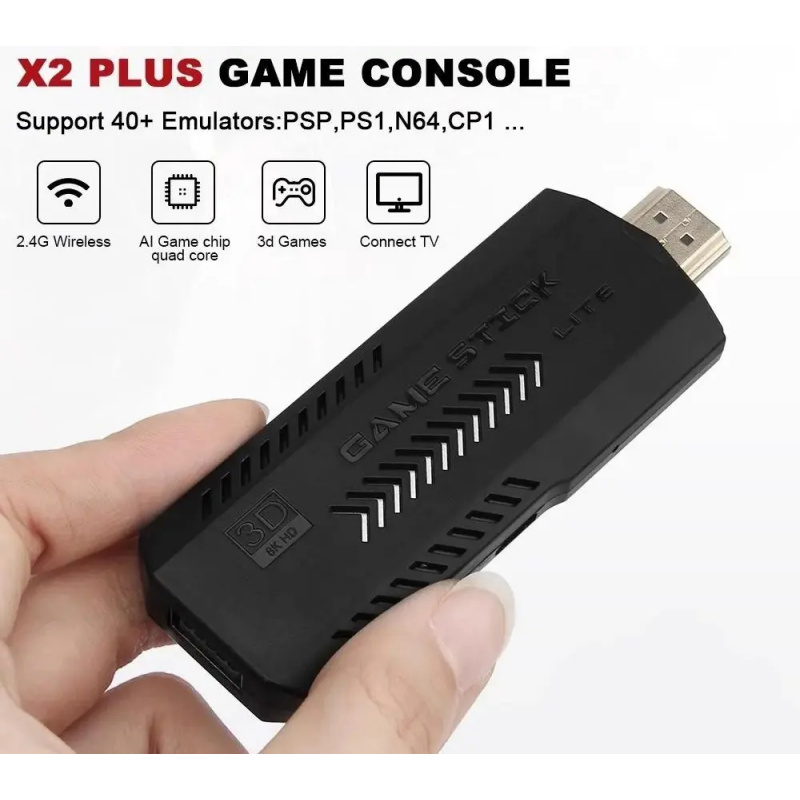 X2 Plus 64G レトロ4Kゲームコンソール TVステ - Retro Gaming X2 のレビューと価格