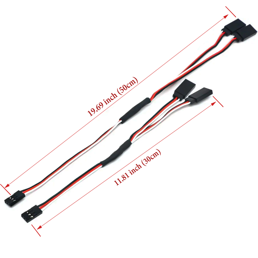5/8/10 個 RC サーボ Y 延長ケーブル 300 ミ - Composite Rca Cable のレビューと価格