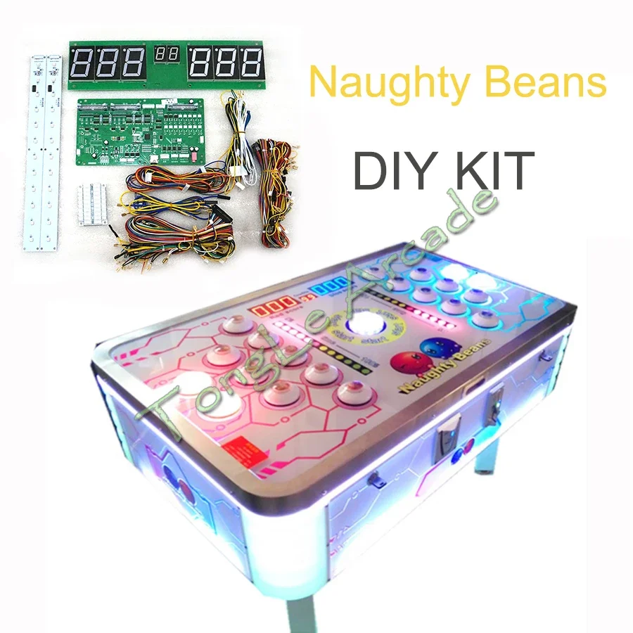 いたずら豆DIYキット、コイン式アミューズメント機器、ヒット - Arcade Button Kit のレビューと価格