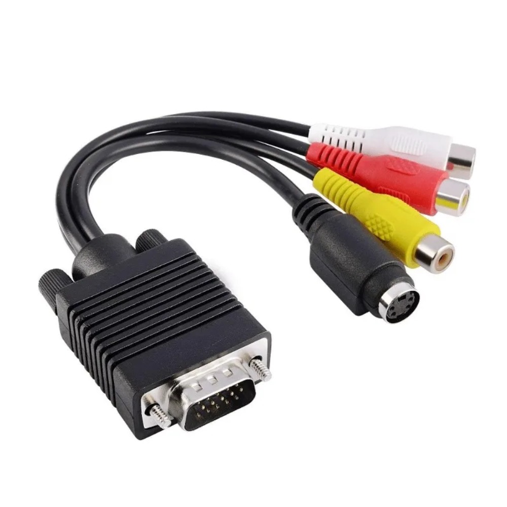 VGA - Sビデオ 3 RCA コンポジットAVアダプター - Composite Rca Cable のレビューと価格