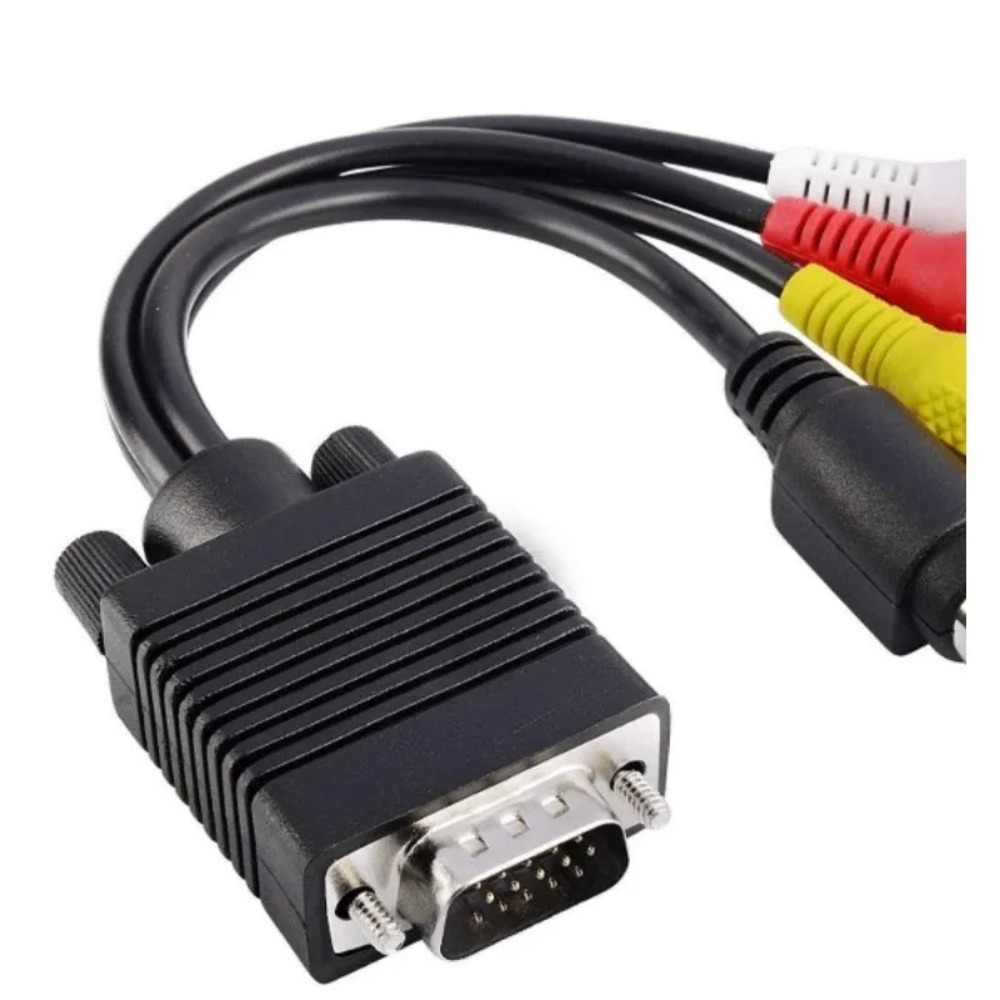 VGA - Sビデオ 3 RCA コンポジットAVアダプター - Composite Rca Cable のレビューと価格