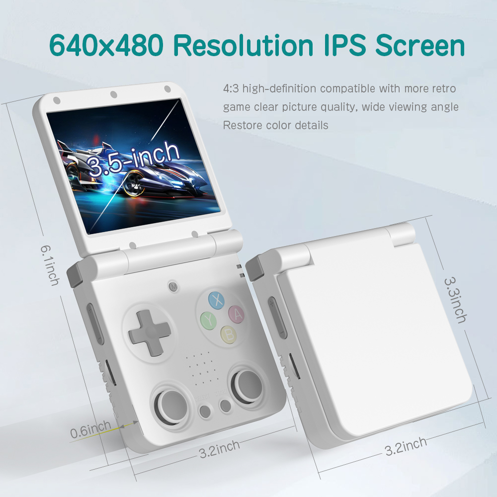 MIYOO Flip V2 レトロ携帯ゲーム機、金属製ヒンジ - Retro Gaming Usb Stick のレビューと価格