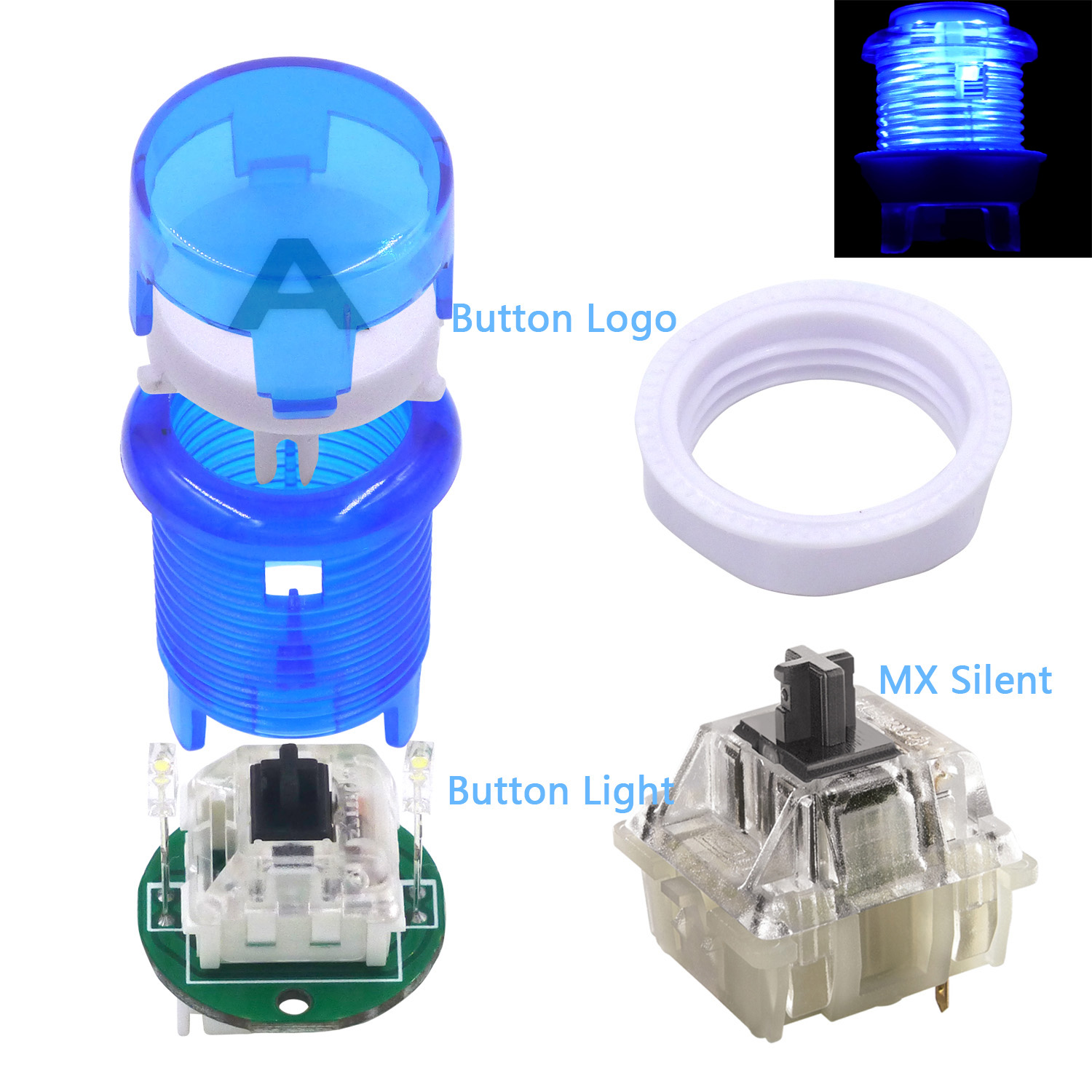 Sj @ jx-Nintendo Switch用LEDゲーム - Arcade Button Kit のレビューと価格