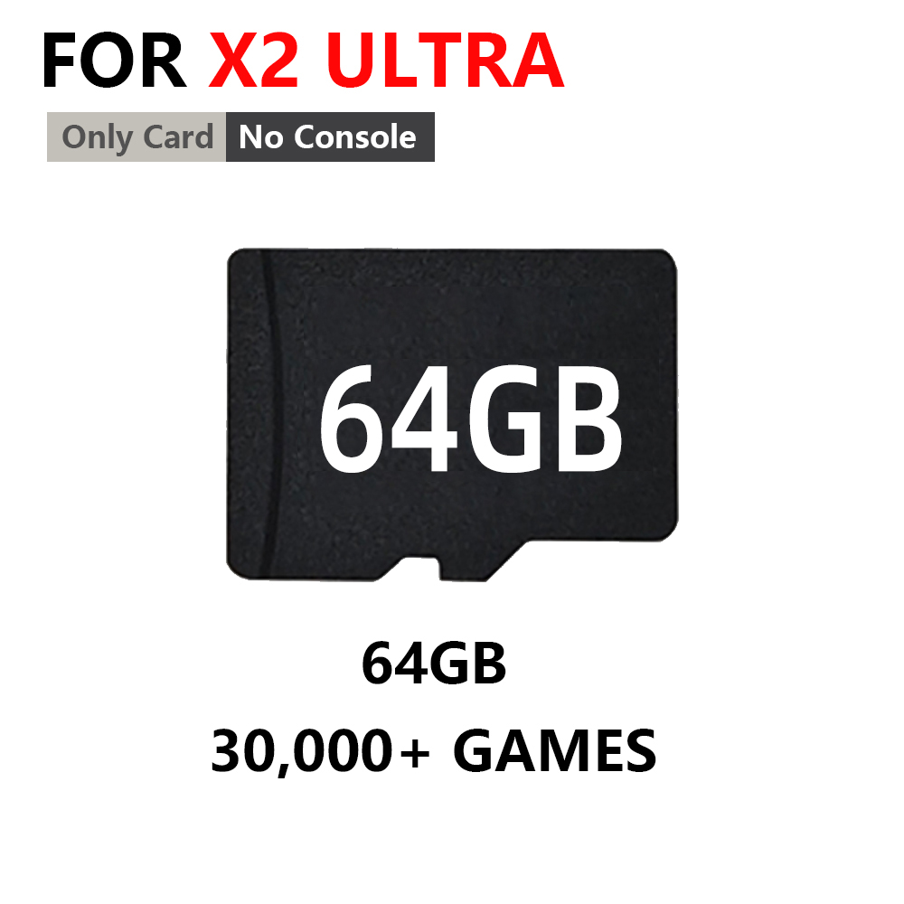 X2 ウルトラゲームコンソール用メモリカード 64G 128 - Retro Gaming X2 のレビューと価格