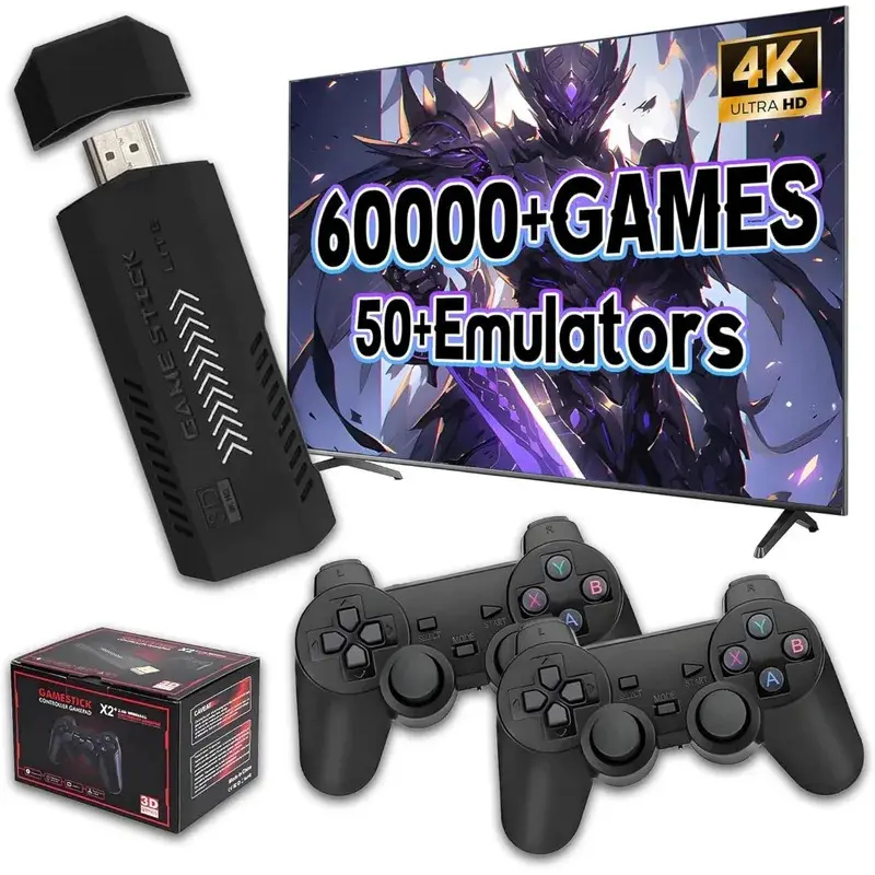 X2 PLUS レトロゲームコンソール 64G 4K HD  - Retro Gaming X2 のレビューと価格