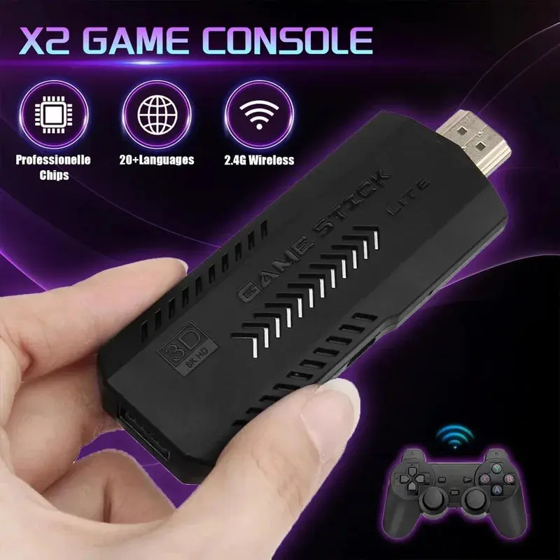 X2 PLUS レトロゲームコンソール 64G 4K HD  - Retro Gaming X2 のレビューと価格