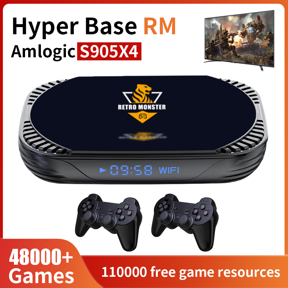 4KレトロビデオゲームコンソールS905X4レトロモンスター - Retro Gaming Tv Box のレビューと価格