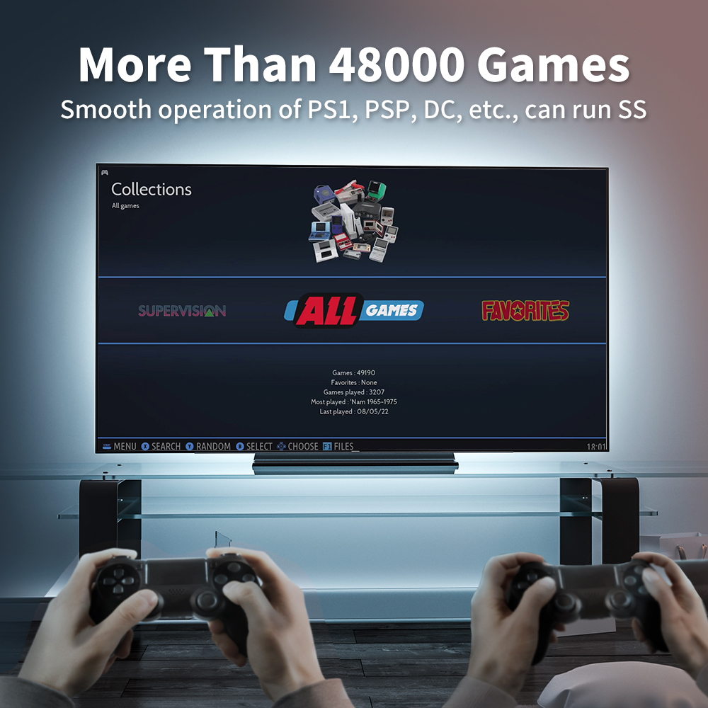 4KレトロビデオゲームコンソールS905X4レトロモンスター - Retro Gaming Tv Box のレビューと価格