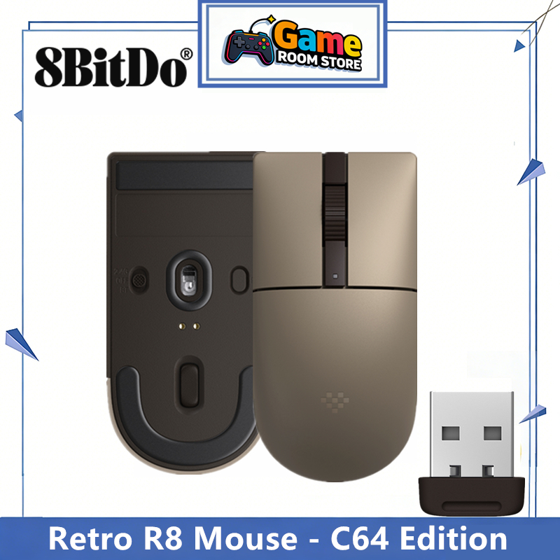 8BitDo Retro R8 マウス - C64 エディシ - Mouse Gaming Retro のレビューと価格