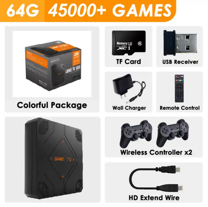 G12 Proゲームボックス ビデオゲームコンソール 64/ - Retro Gaming Tv Box のレビューと価格