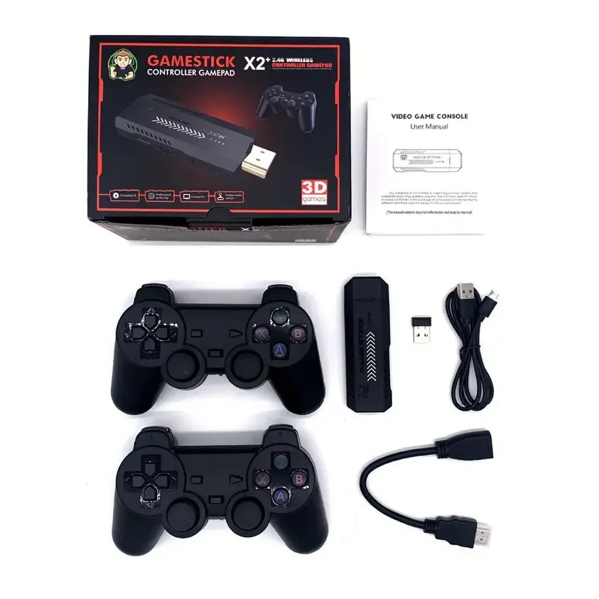 X2 Plus 3Dゲームスティック ビデオゲームコンソール - Retro Gaming X2 のレビューと価格
