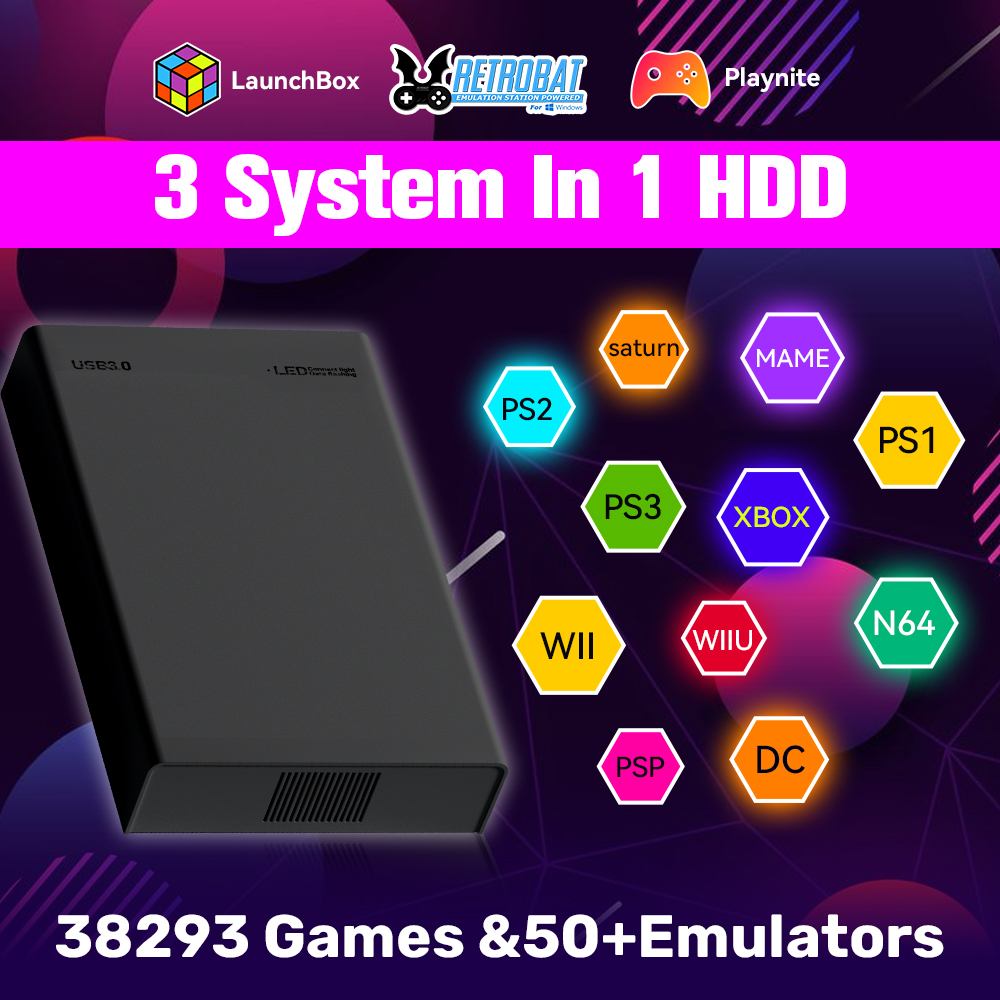 500G レトロ ゲーム HDD ビデオ ゲーム コンソール - Retro Gaming Play Zone のレビューと価格