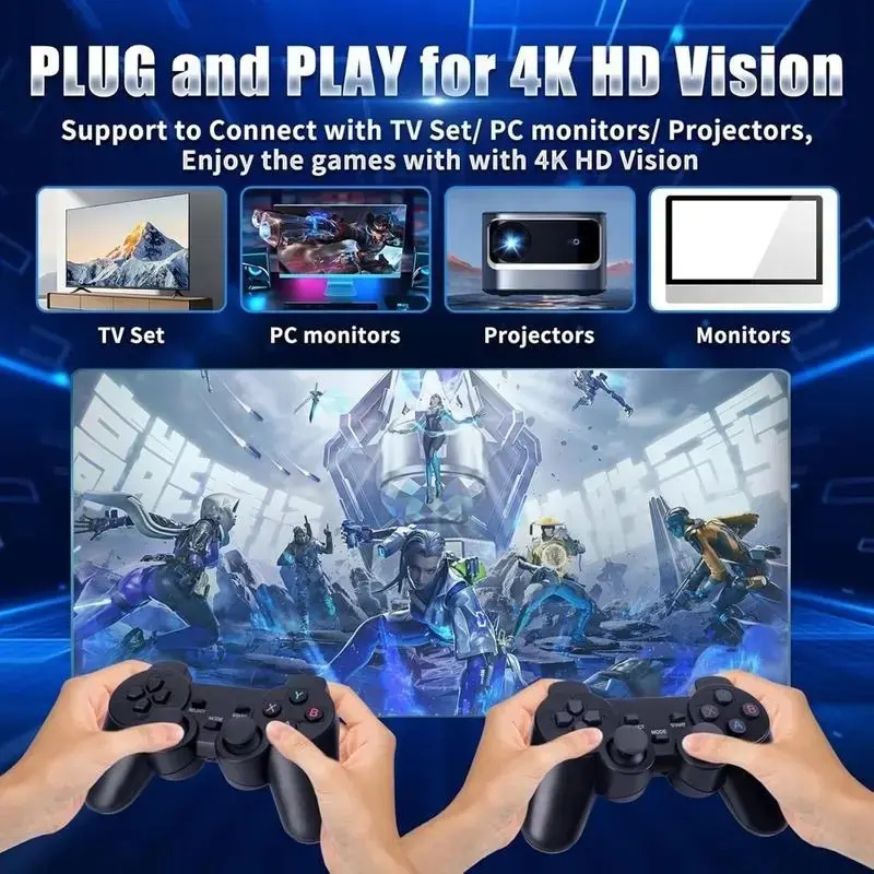 プラグアンドプレイレトロゲームコンソール4K HDMI出力ワ - Retro Gaming X2 のレビューと価格