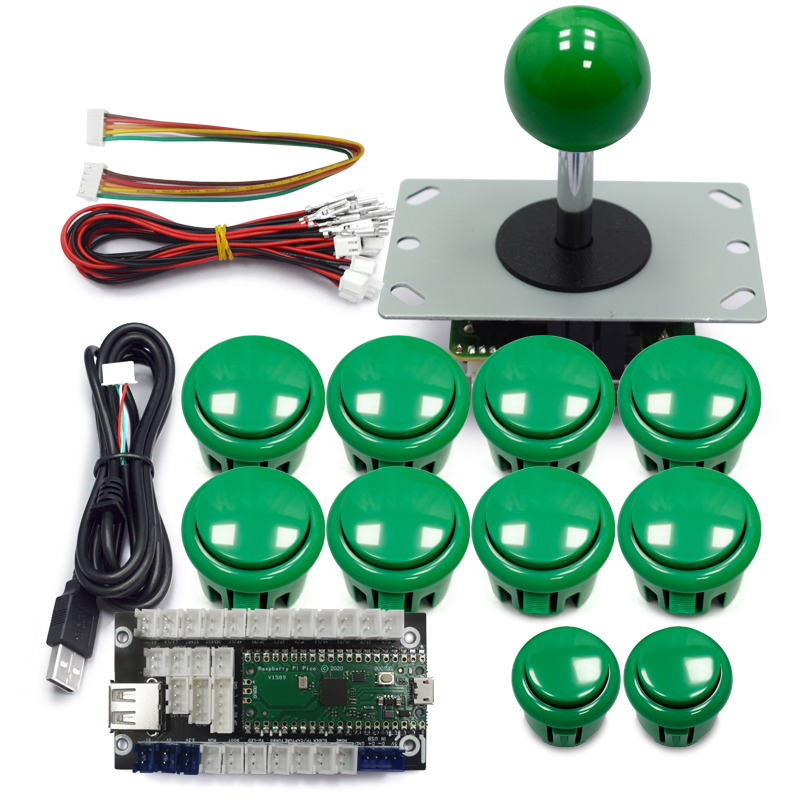 コピー三和アーケードゲーム DIY キット 8 ウェイジョイ - Arcade Button Kit のレビューと価格
