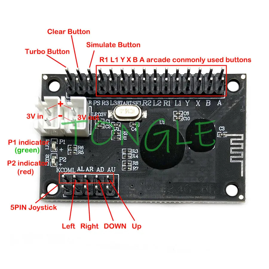 ゼロ遅延-ワイヤレスアーケードゲームコントローラー、USBエ - Arcade Button Kit のレビューと価格