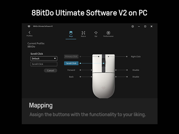 8BitDo Retro R8 マウス、PAW 3395光学 - Mouse Gaming Retro のレビューと価格